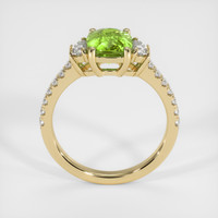 1.70 Ct. Chrome Diopside Ring, 10K Yellow Gold 3