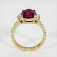4.11 Ct. Purplish Red Ruby Ring, 10K Yellow Gold 3