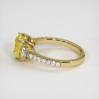 3.53 Ct. Yellow Sapphire Ring, 10K Yellow Gold 4