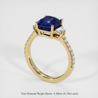 3.22 Ct. Sapphire Ring, 14K Yellow Gold 2