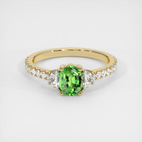 0.73 Ct. Gemstone Ring, 14K Yellow Gold 1