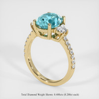 4.81 Ct. Gemstone Ring, 14K Yellow Gold 2