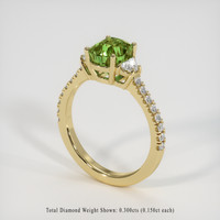 2.57 Ct. Gemstone Ring, 14K Yellow Gold 2