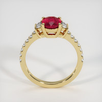 1.39 Ct. Ruby Ring, 14K Yellow Gold 3