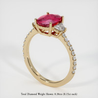 Ruby Ring 2.04 Ct. 14K Yellow Gold Preview