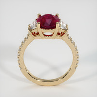 2.92 Ct. Ruby Ring, 14K Yellow Gold 3