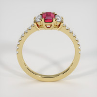 0.71 Ct. Ruby Ring, 14K Yellow Gold 3
