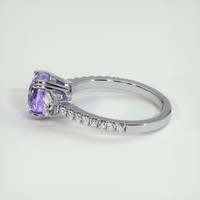 3.56 Ct. Purple Sapphire Ring, 14K Yellow Gold 4