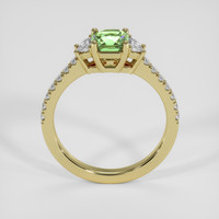 1.18 Ct. Green Sapphire Ring, 14K Yellow Gold 3