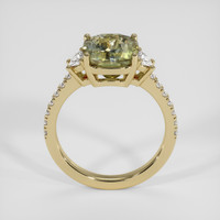 4.01 Ct. Bi Color Sapphire Ring, 14K Yellow Gold 3