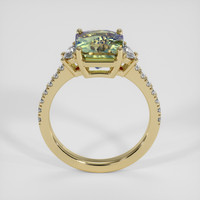 4.13 Ct. Bi Color Sapphire Ring, 14K Yellow Gold 3