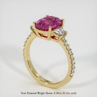 2.40 Ct. Sapphire Ring, 14K Yellow Gold 2