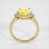 5.46 Ct. Yellow Sapphire Ring, 14K Yellow Gold 3