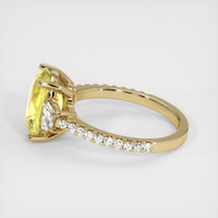 5.46 Ct. Yellow Sapphire Ring, 14K Yellow Gold 4