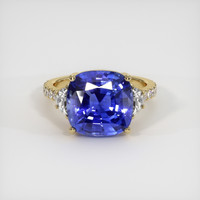 7.24 Ct. Sapphire Ring, 18K Yellow Gold 1