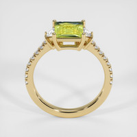 2.08 Ct. Bi Color Sapphire Ring, 18K Yellow Gold 3