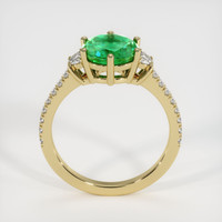 1.61 Ct. Emerald Ring, 18K Yellow Gold 3