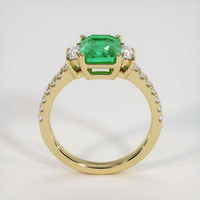 1.43 Ct. Emerald Ring, 18K Yellow Gold 3