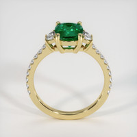 1.38 Ct. Emerald Ring, 18K Yellow Gold 3