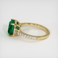 2.79 Ct. Emerald Ring, 18K Yellow Gold 4