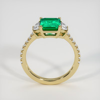 1.68 Ct. Emerald Ring, 18K Yellow Gold 3