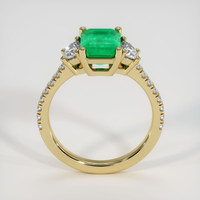 1.75 Ct. Emerald Ring, 18K Yellow Gold 3