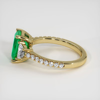 1.75 Ct. Emerald Ring, 18K Yellow Gold 4