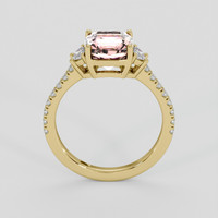 2.85 Ct. Pink Tourmaline Ring, 18K Yellow Gold 3