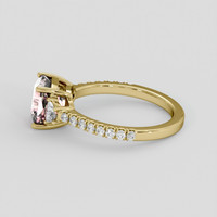 2.85 Ct. Pink Tourmaline Ring, 18K Yellow Gold 4