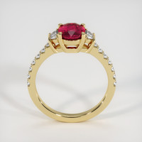 1.32 Ct. Ruby Ring, 18K Yellow Gold 3