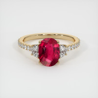 Ruby Ring 2.04 Ct. 18K Yellow Gold Preview