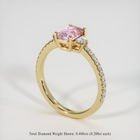 2.15 Ct. Sapphire Ring, 18K Yellow Gold 2