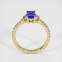 1.03 Ct. Blue Sapphire Ring, 18K Yellow Gold 3