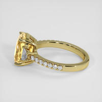 3.53 Ct. Yellow Sapphire Ring, 18K Yellow Gold 4