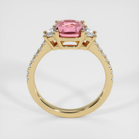 2.02 Ct. Padparadscha Sapphire Ring, 18K Yellow Gold 3