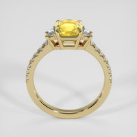 2.07 Ct. Yellow Sapphire Ring, 18K Yellow Gold 3