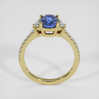 2.05 Ct. Blue Sapphire Ring, 18K Yellow Gold 3