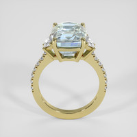 9.06 Ct. Bi Color Sapphire Ring, 18K Yellow Gold 3