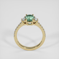 1.63 Ct. Green Sapphire Ring, 18K Yellow Gold 3