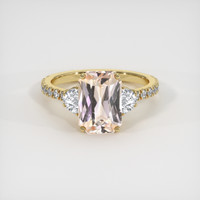 3.60 Ct. Sapphire Ring, 18K Yellow Gold 1