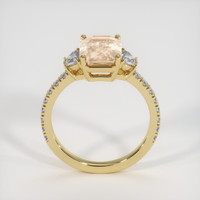 3.60 Ct. Sapphire Ring, 18K Yellow Gold 3