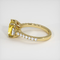3.05 Ct. Sapphire Ring, 18K Yellow Gold 4