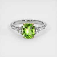 1.70 Ct. Gemstone Ring, 14K Yellow & White 1