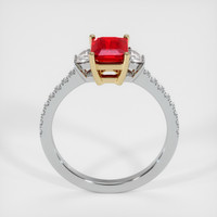 1.20 Ct. Ruby Ring, 14K Yellow & White 3