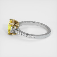 2.31 Ct. Yellow Sapphire Ring, 14K Yellow & White 4