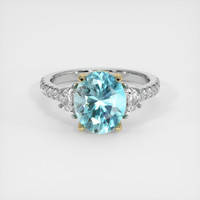 4.81 Ct. Gemstone Ring, 18K Yellow & White 1