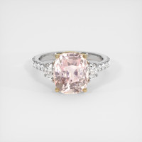 5.28 Ct. Sapphire Ring, 18K Yellow & White 1