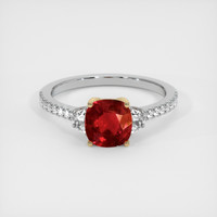 Ruby Ring 1.23 Ct., 18K Yellow White Preview