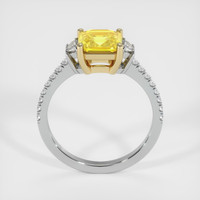 2.31 Ct. Yellow Sapphire Ring, 18K Yellow & White 3