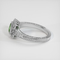 1.00 Ct. Green Sapphire Ring, Platinum 950 4